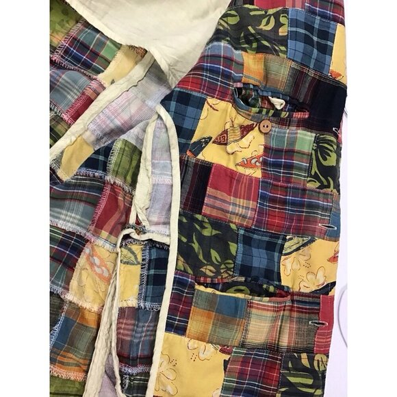 Men’s Tailor Vintage Patchwork Blazer Beach Themed Size L  🩵 - Picture 8 of 11